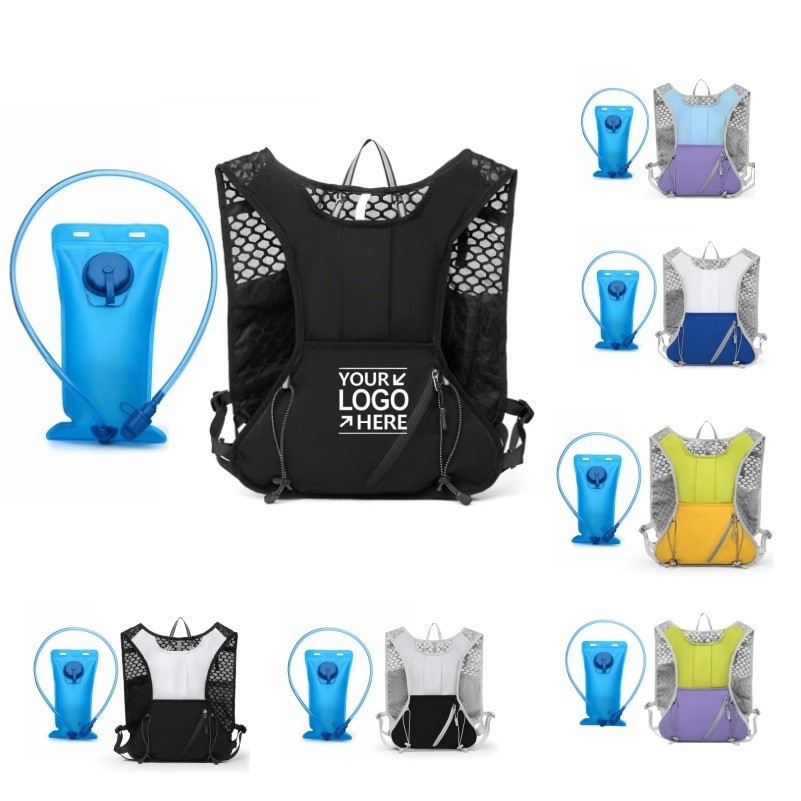 Running Hydration Backpack With 2L Water Bladder