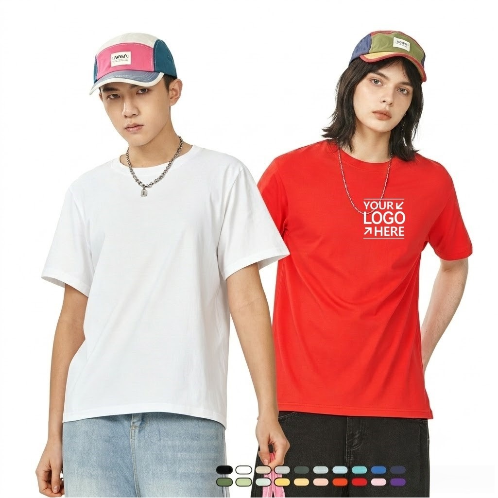 Loose Fit Cotto 100% Short Sleeve T-Shirt