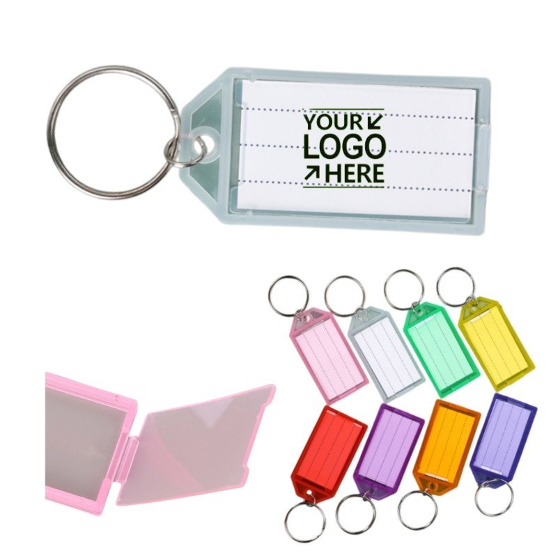 Plastic Flip Cover Key ID Tag