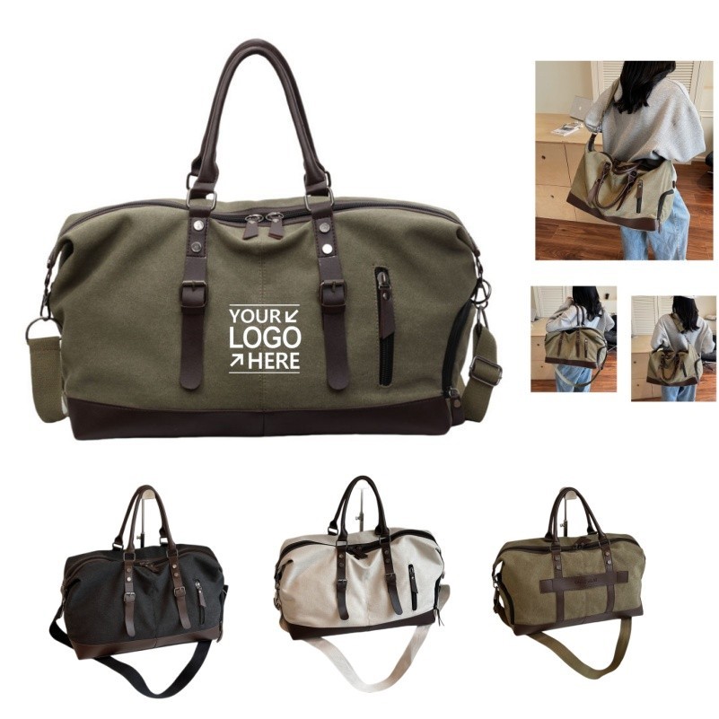 Weekender Travel Canvas Duffel Bag