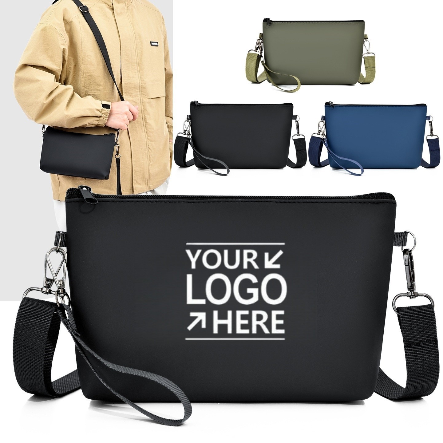 Men Nylon Crossbody Shoulder Bag
