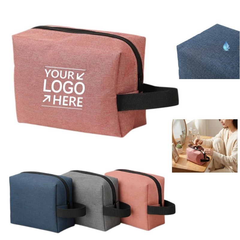 Oxford Travel Toiletry Bag W/Handle