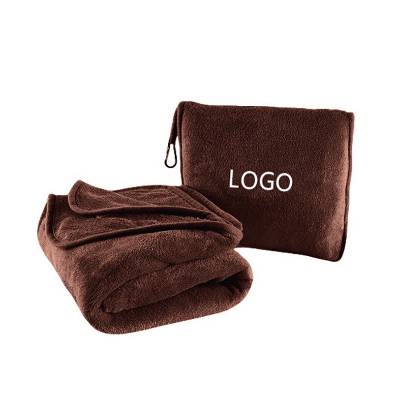 2" 1 Detachable Fleece Travel Blanket
