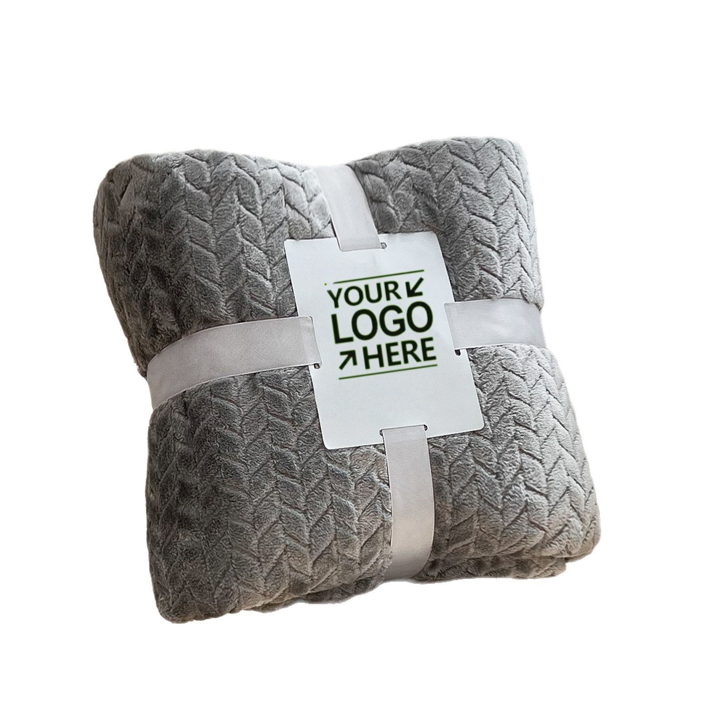 Thickened Jacquard Coral Fleece Flannel Blanket