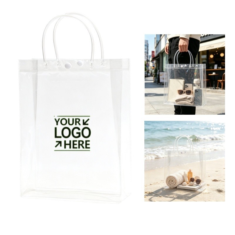 PVC Clear Plastic Tote Bag