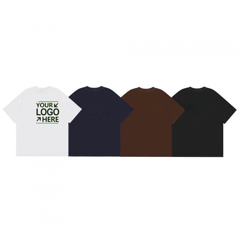 Men Short Sleeve Crew Neck Cotton T-Shirt