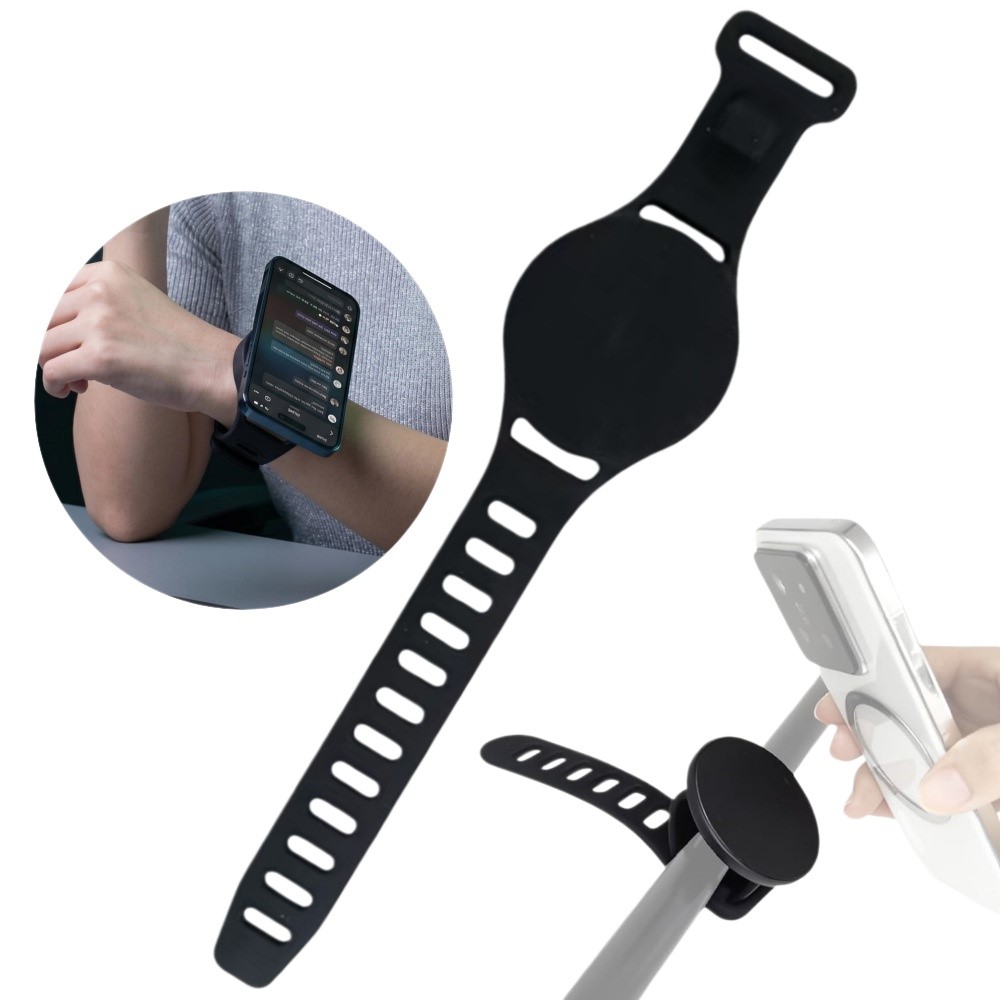 Silicone Magnetic Wrist Phone Holder