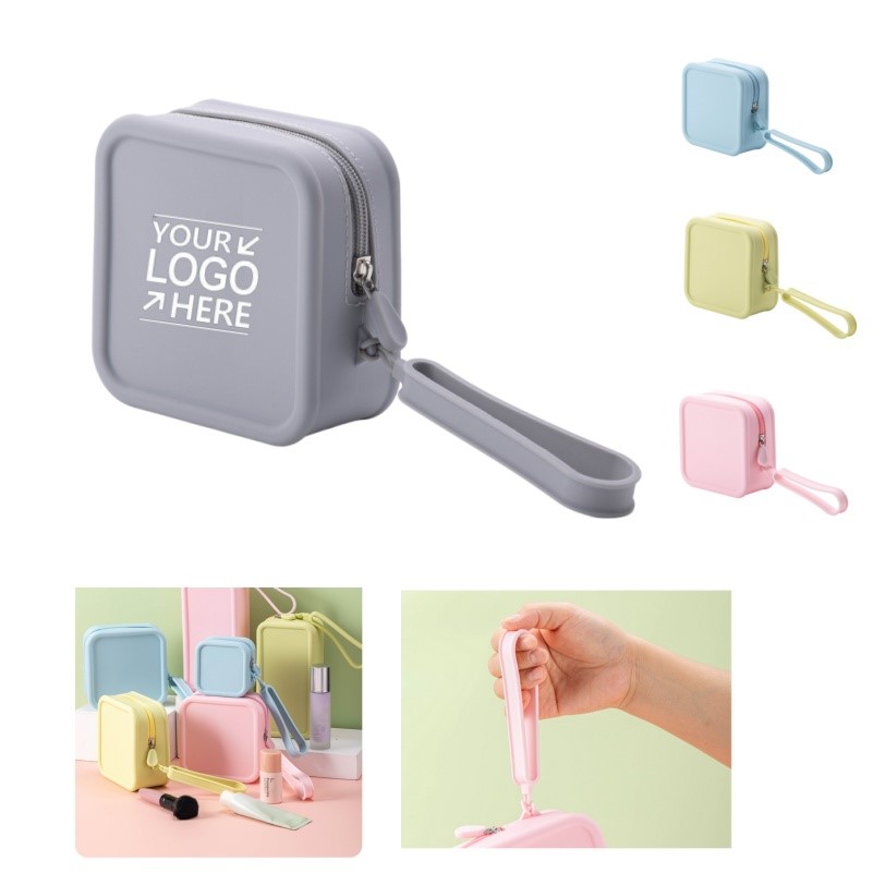Silicone Cosmetic Pouch Storage Bag