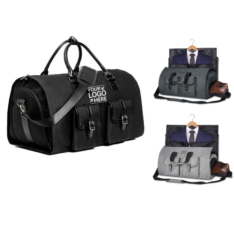 Garment Duffel Bag With Suit Compartment And Shoe Pocket