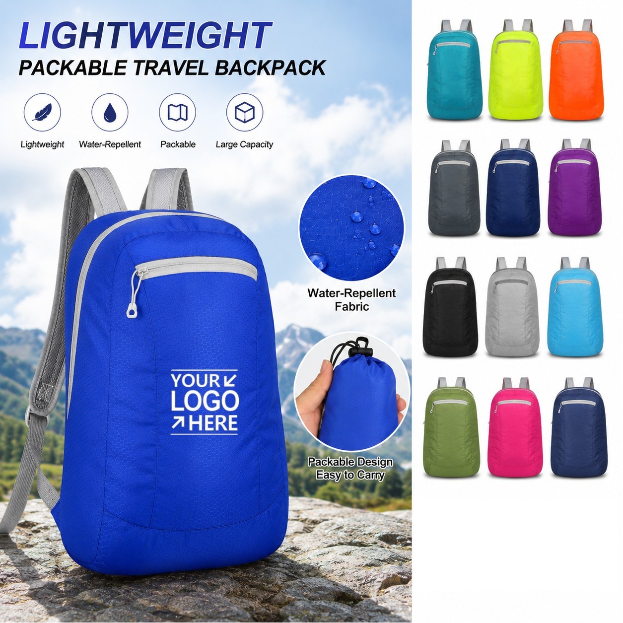 Compact Foldable Backpack