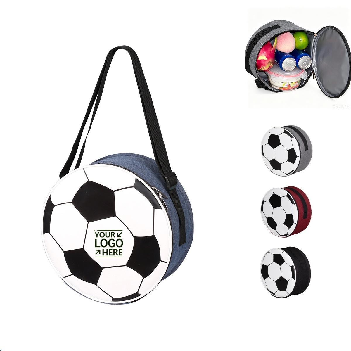 Round Soccer Ball Insulated Cooler Bag