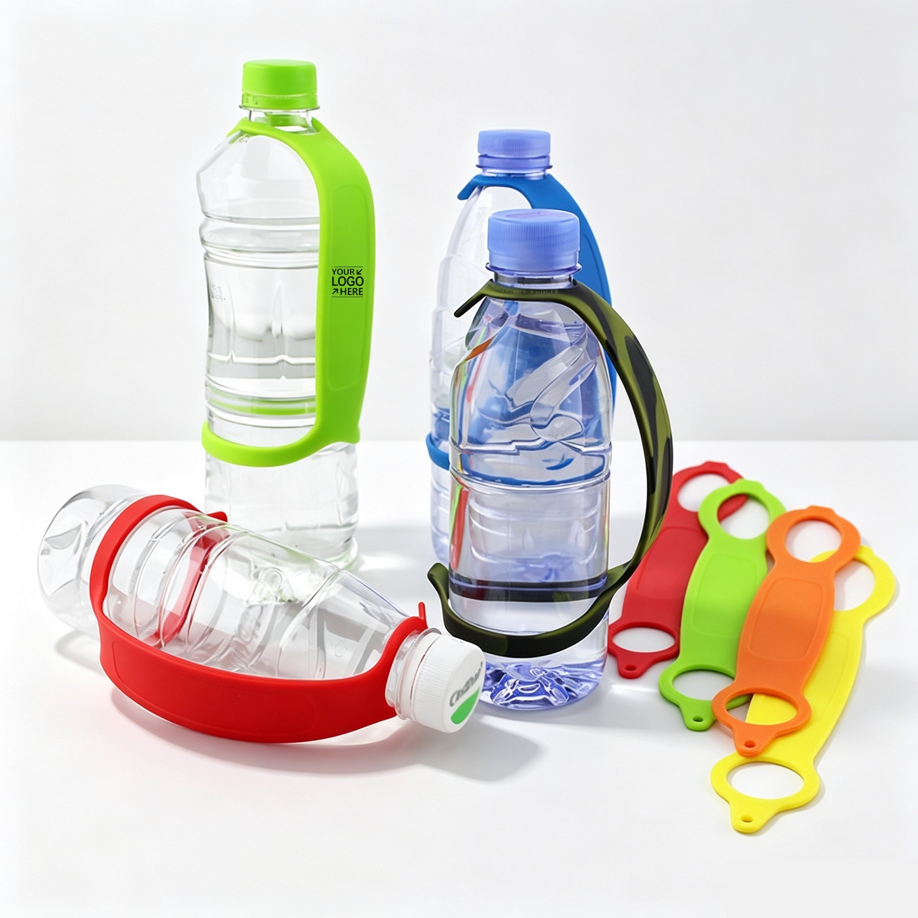 Silicone Water Bottle Carry Handle Strap