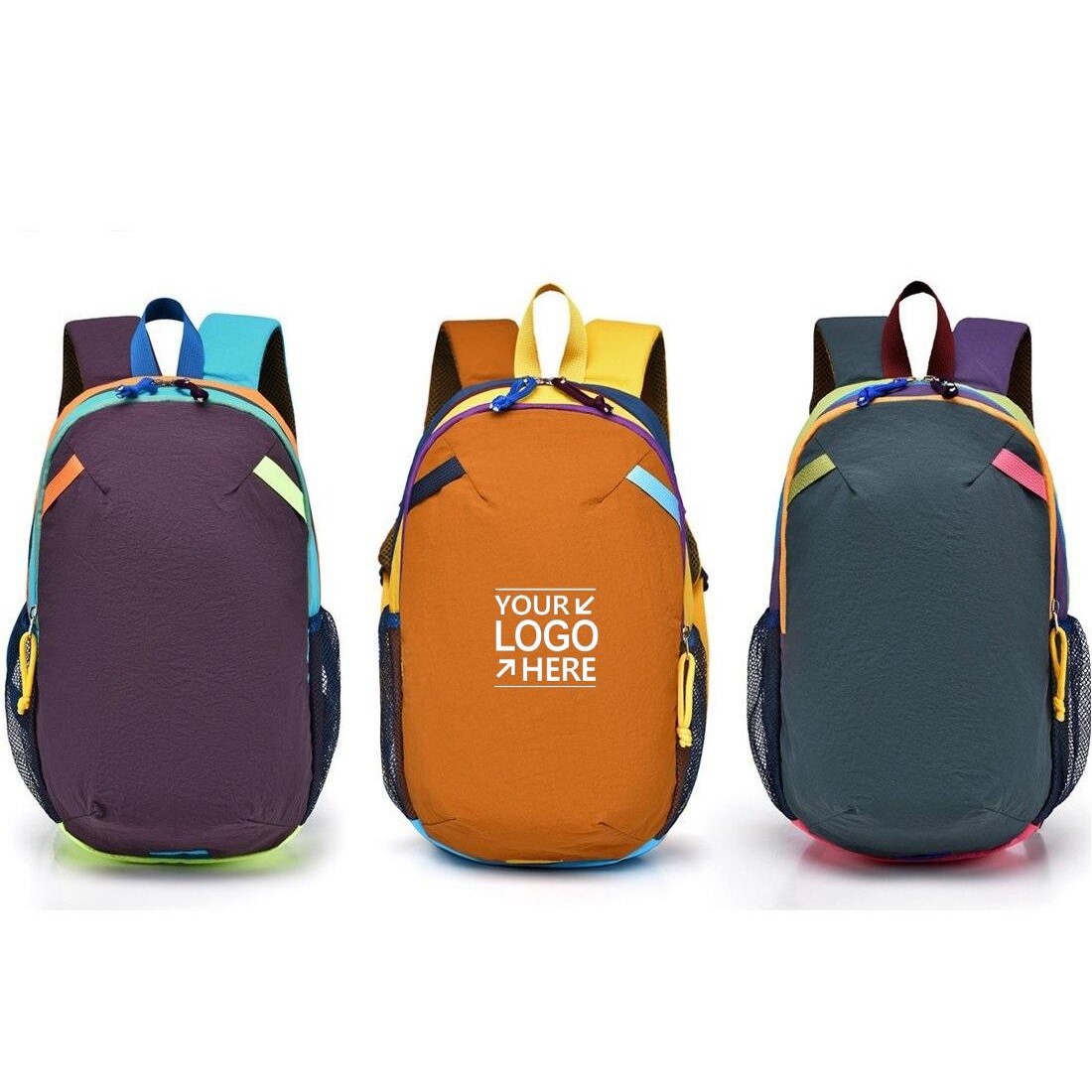 Color Block Casual Backpack