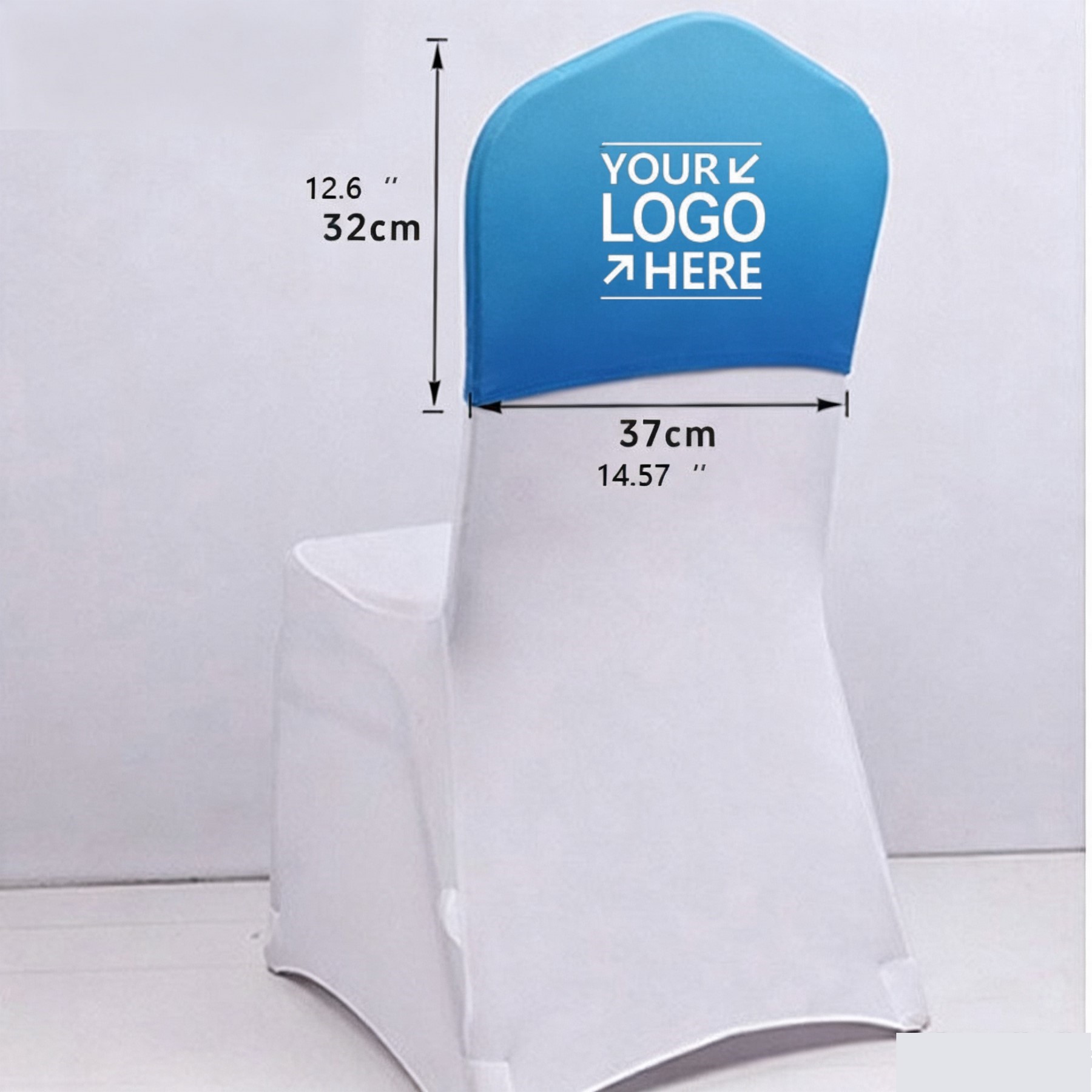 Half-Wrap Wedding & Hotel Chair Back Cover