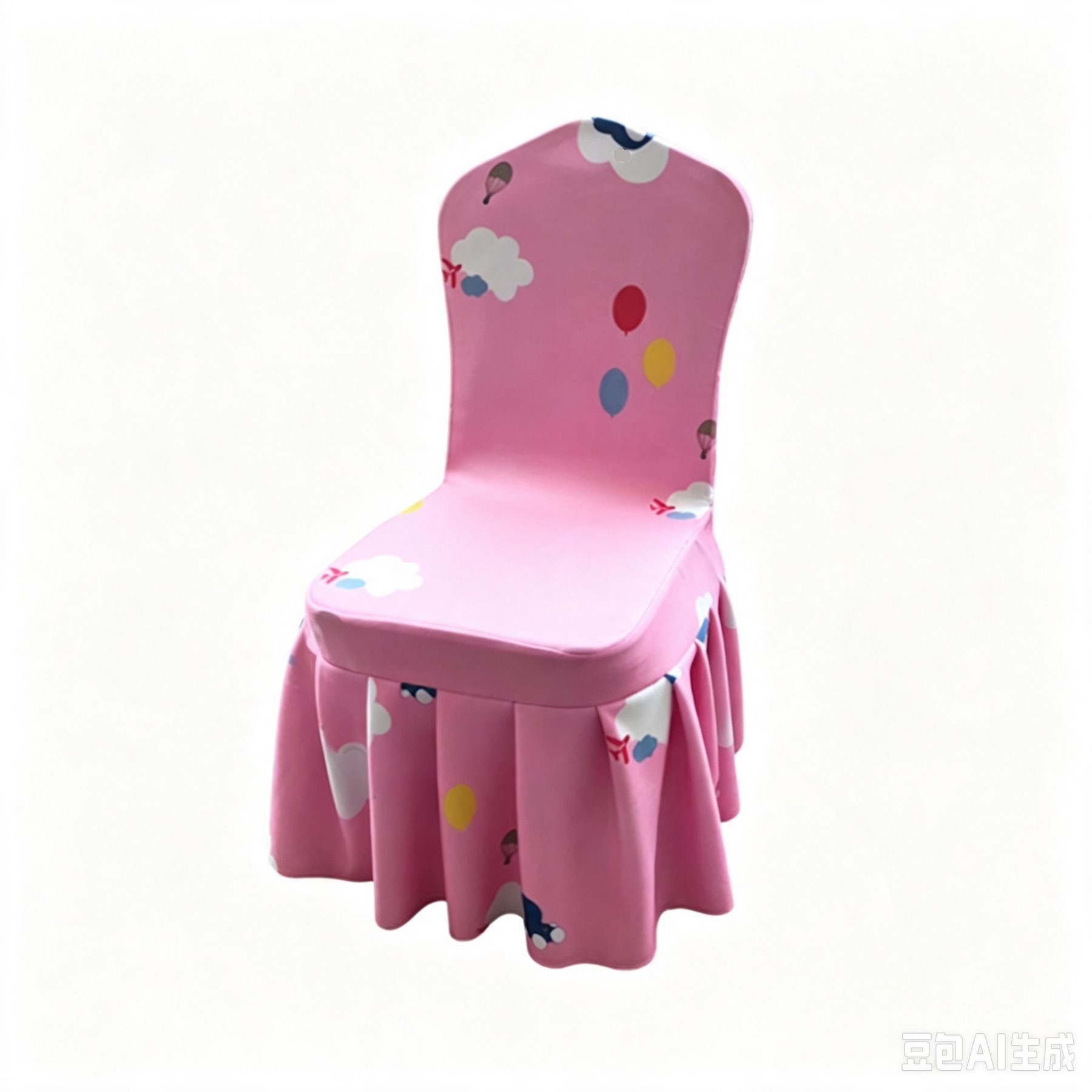 Stretch Pleated Chair Cover