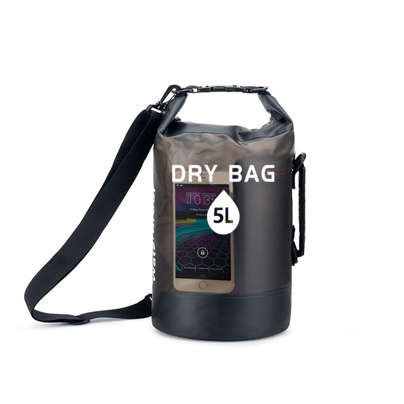 Semi-Transparent 5L Waterproof Dry Bag