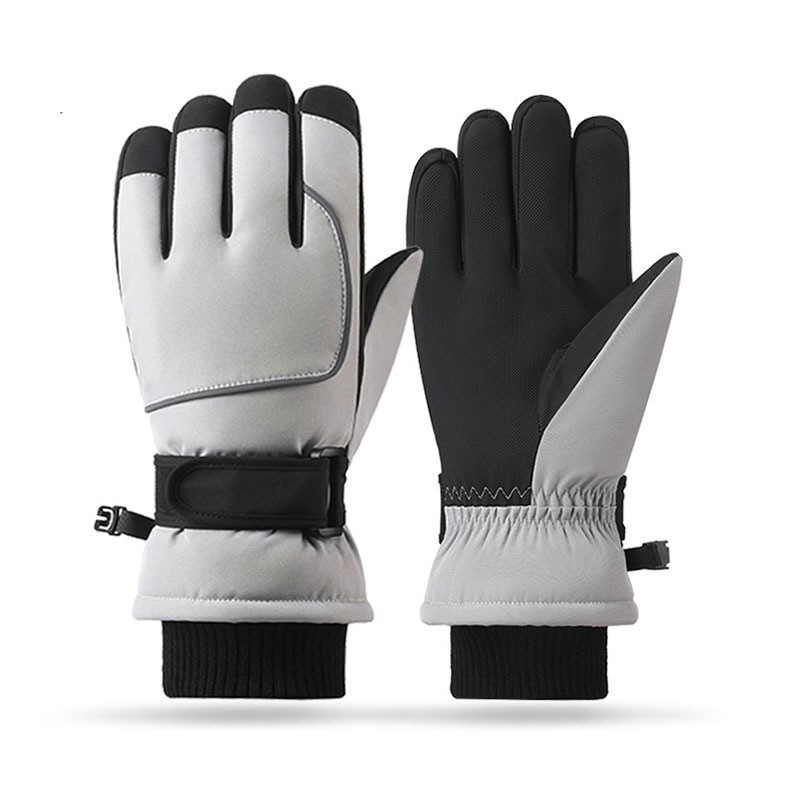 Waterproof Gloves Lengthen Wrist Commuting Ski Cycling