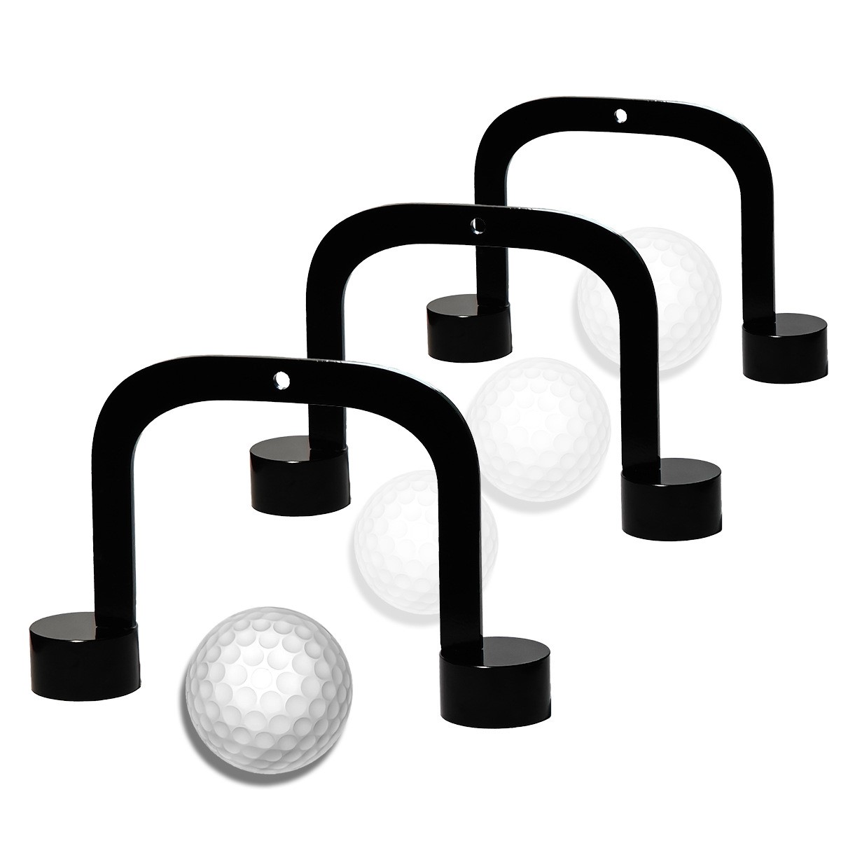Golf Practice Push Goal 3 Piece Set