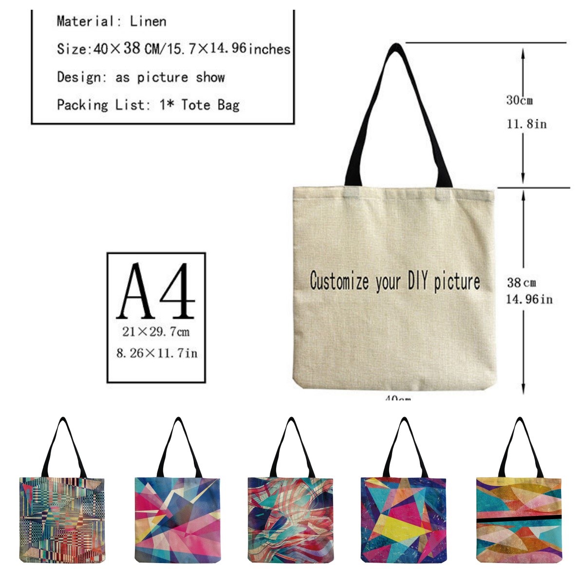 Colorful Tote Bag