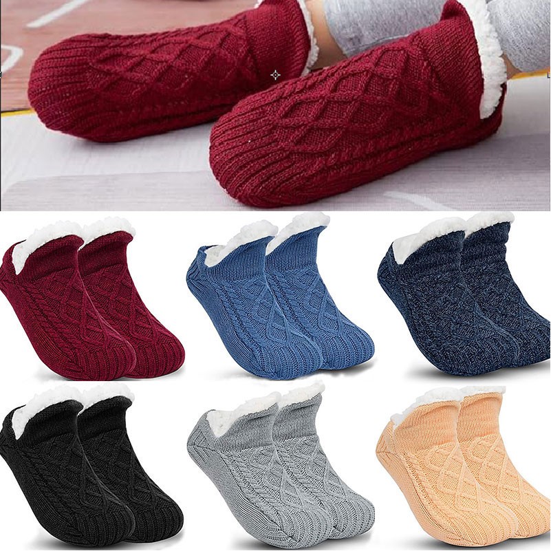 Floor Socks With Fuzzy Lining