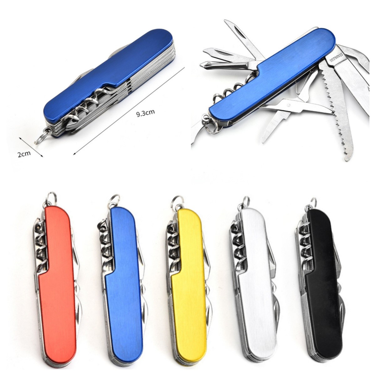 Multifunctional Stainless Steel Pocket Knife