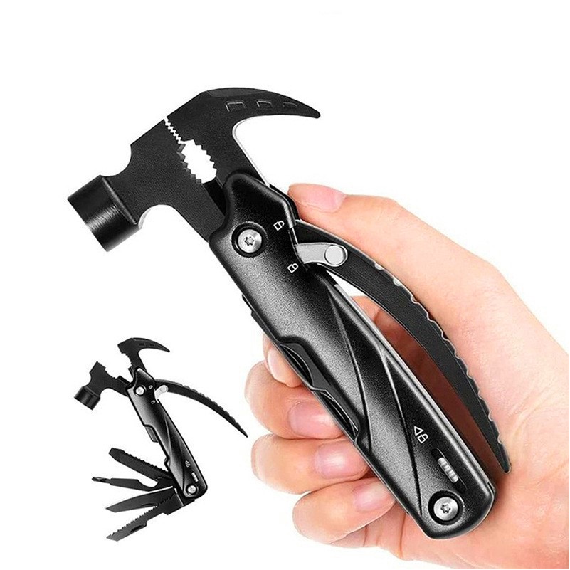 12-In-1 Outdoor Camping Hammer Tool