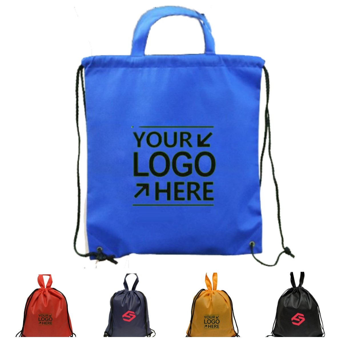Non Woven Drawstring bags W/ Handle