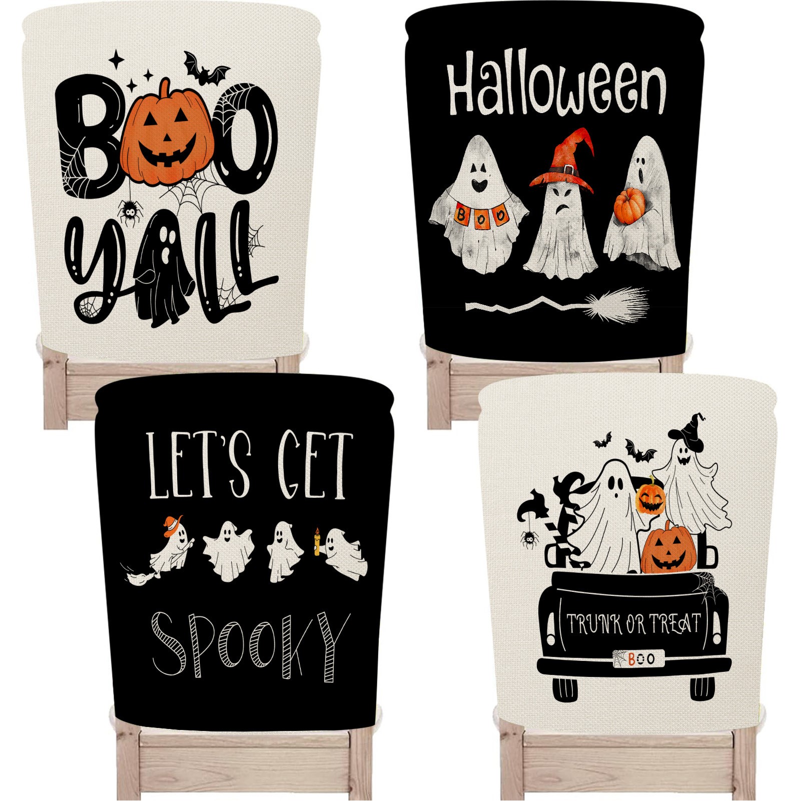 Fabric Chair Back Cover