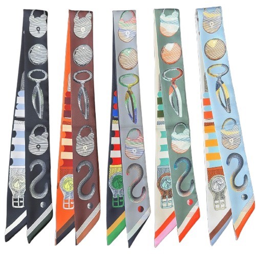 Imitation Silk Ribbon Scarf Bag Handle Wrap