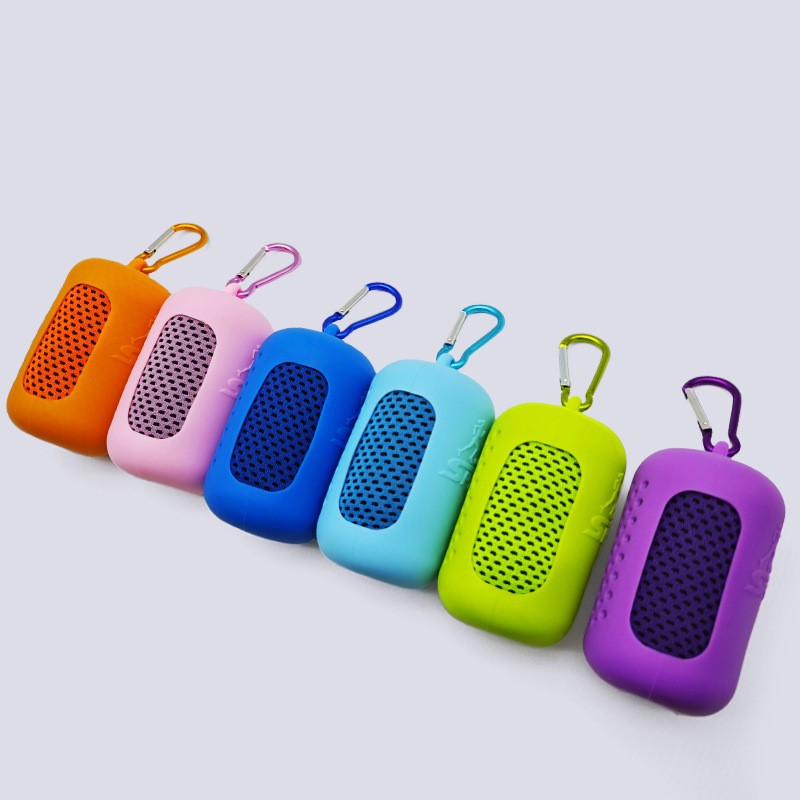 Cooling Towel with Silicone Carrying Case