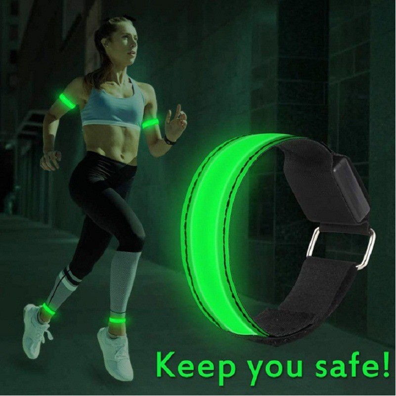 USB Rechargeable LED Running Armband