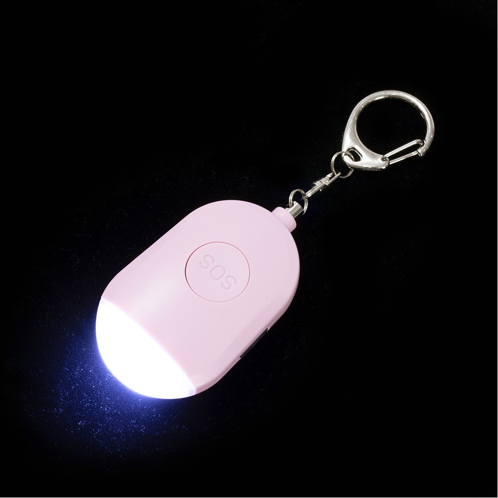 Rechargeable Personal Safety Alarm with LED Strobe