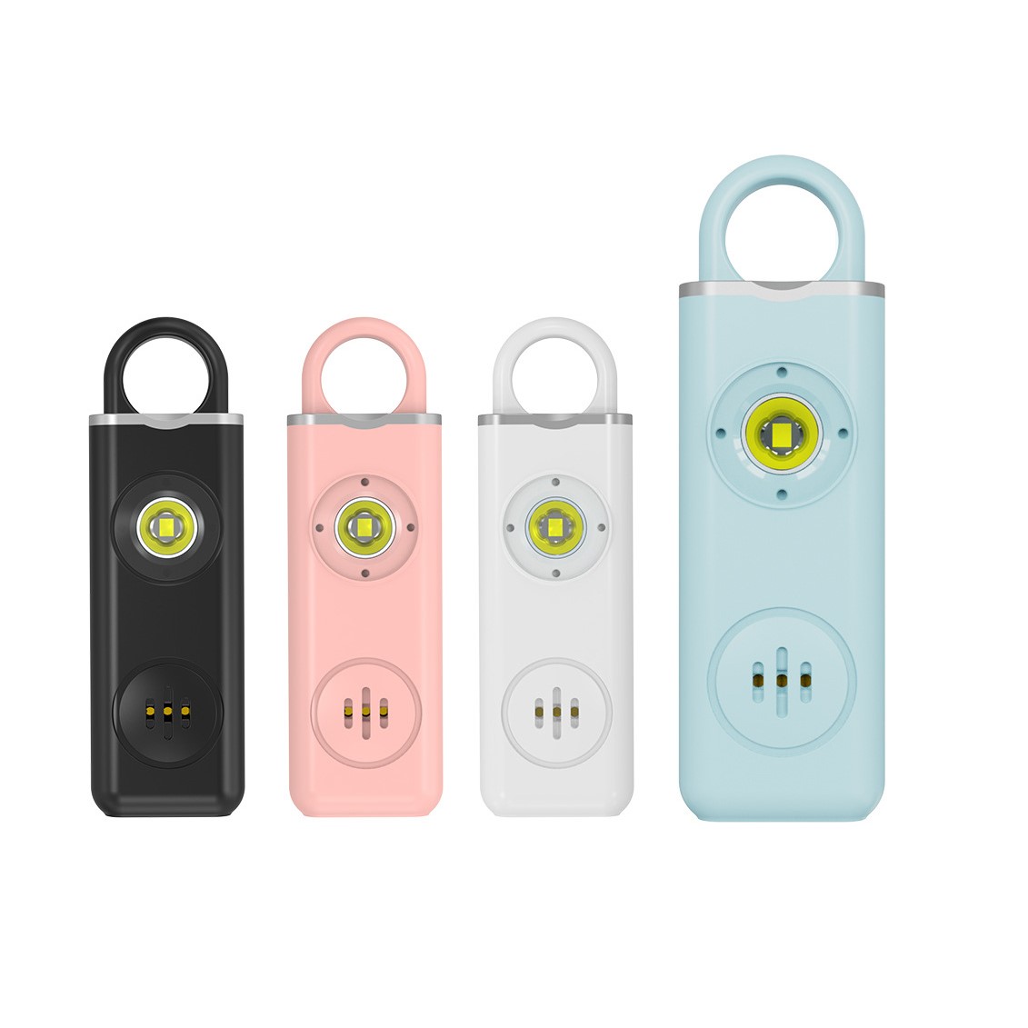 Rechargeable Personal Safety Alarm Keychain