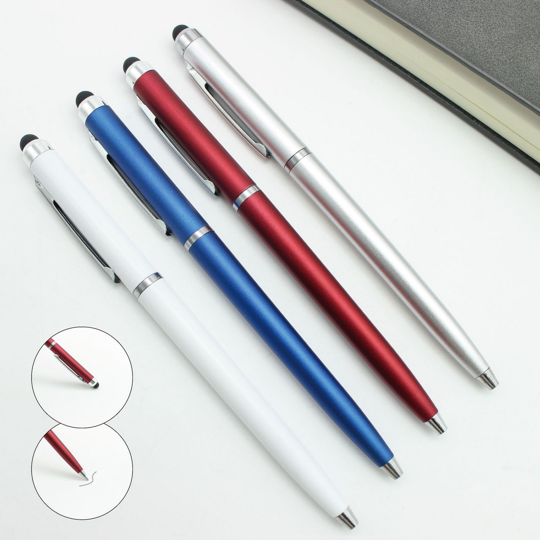 Multifunction Twist Stylus Ballpoint Pen