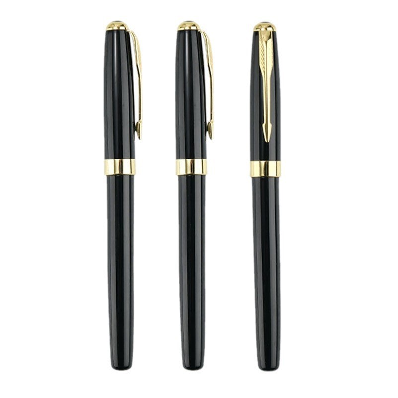 Metal Business Gel Pen with Gold Clip