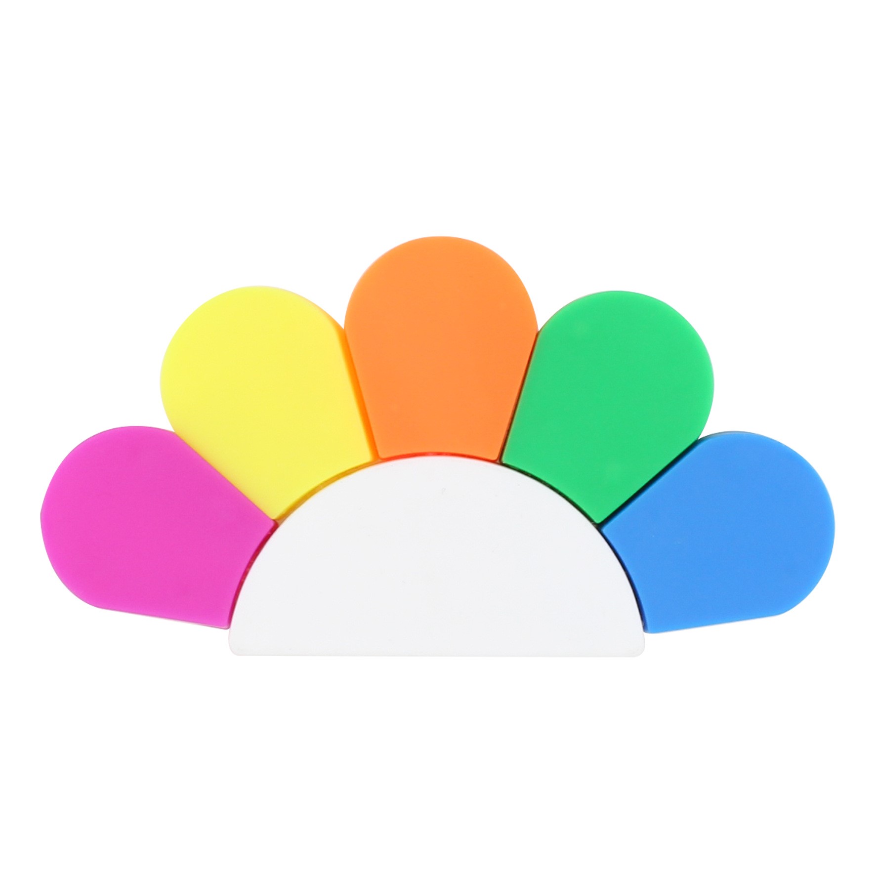 Peacock-Shaped Five-Color Highlighter