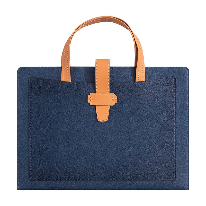 A4 PU Document Briefcase Portfolio Bag