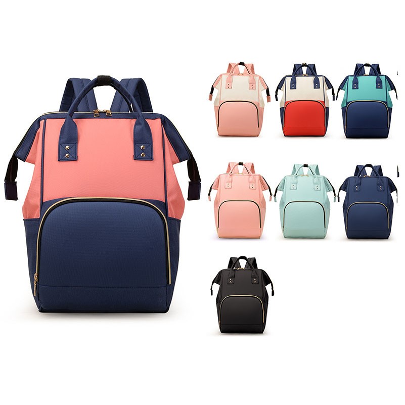 Multifunctional Diaper Backpack Mummy Bag with Handheld Design