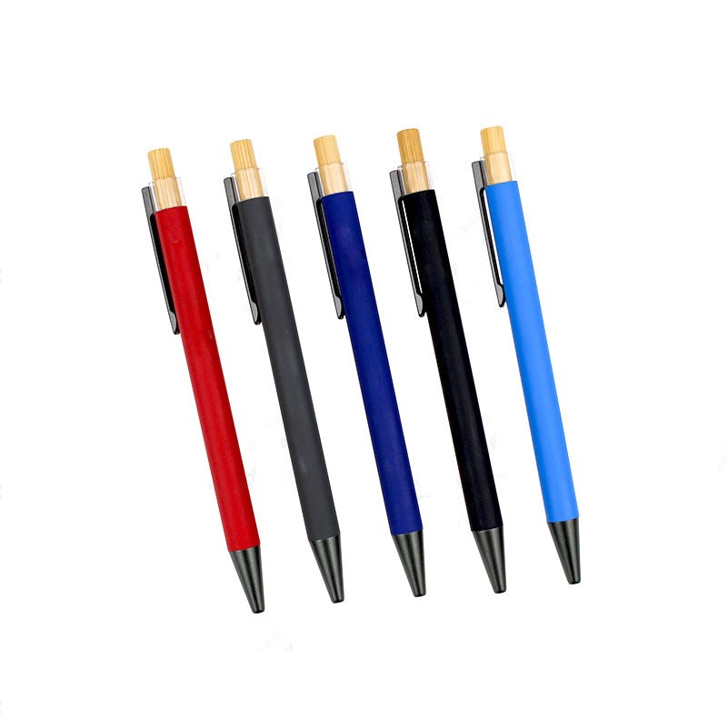Metal Click Ballpoint Pen for Office Writing