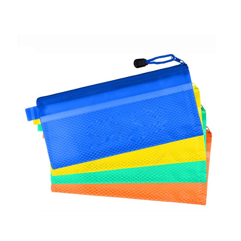 A6 Waterproof Zipper File Pouch