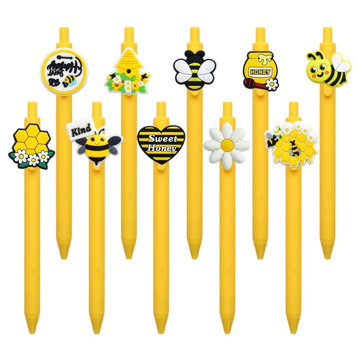 Bee PVC Patch Retractable Ball Point Pen
