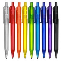 Retractable Plastic Ballpoint Pen
