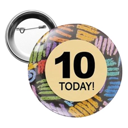 44MM Round Metal Badge