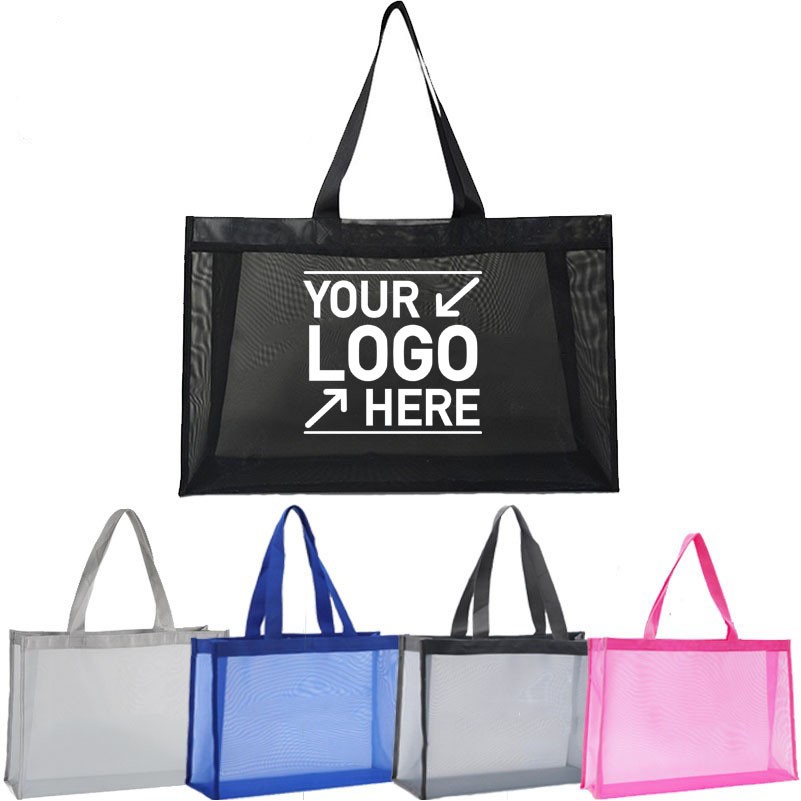 Nylon beach storage mesh bag