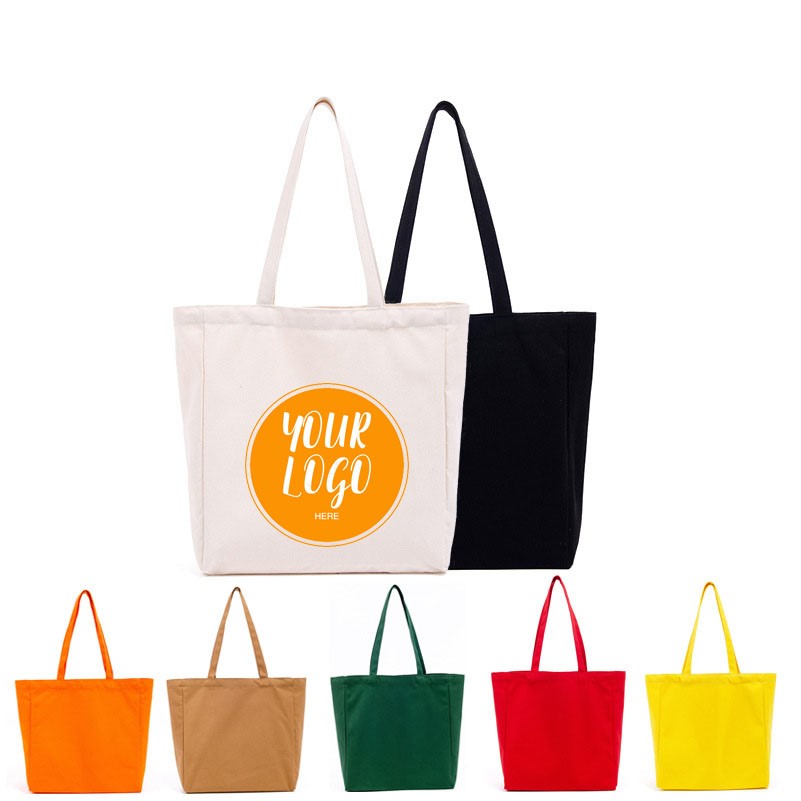 Plain Canvas Tote Bag 13"x4.7"x12" (12oz)