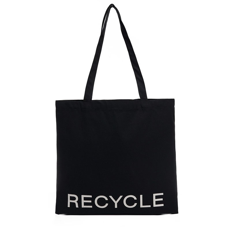 12oz black canvas Promotional Tote Bag
