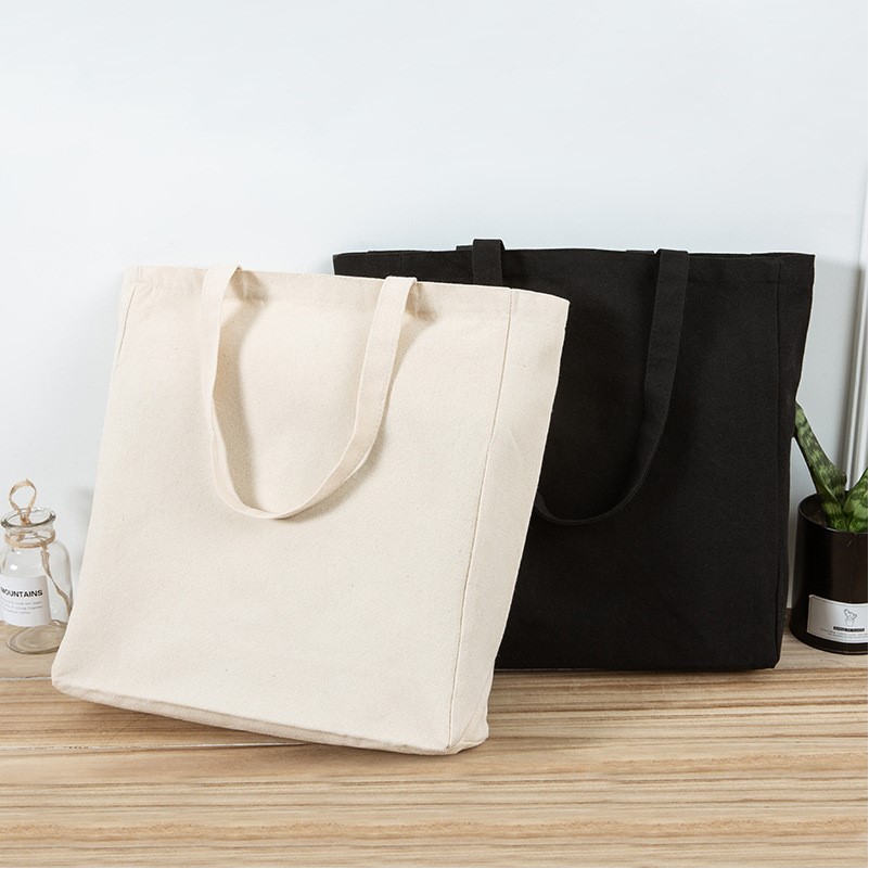 Plain Canvas Tote Bag 14"x3.9"x16" (12oz)
