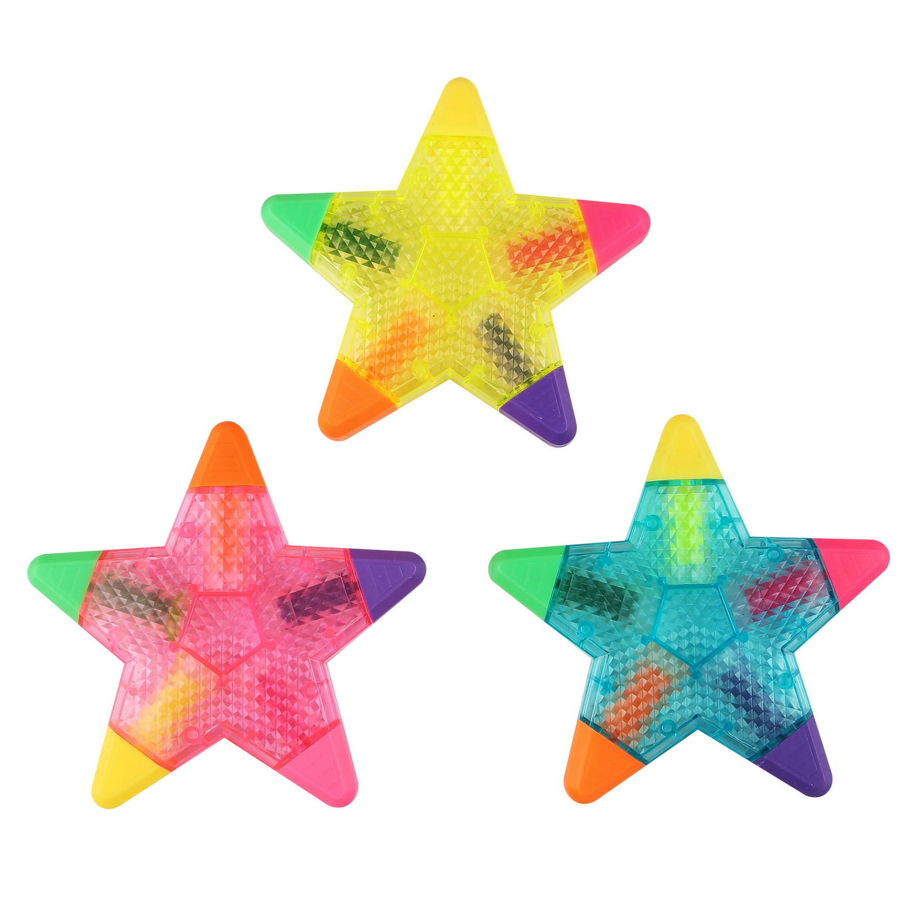 Star Shape Fluorescent Highlighter