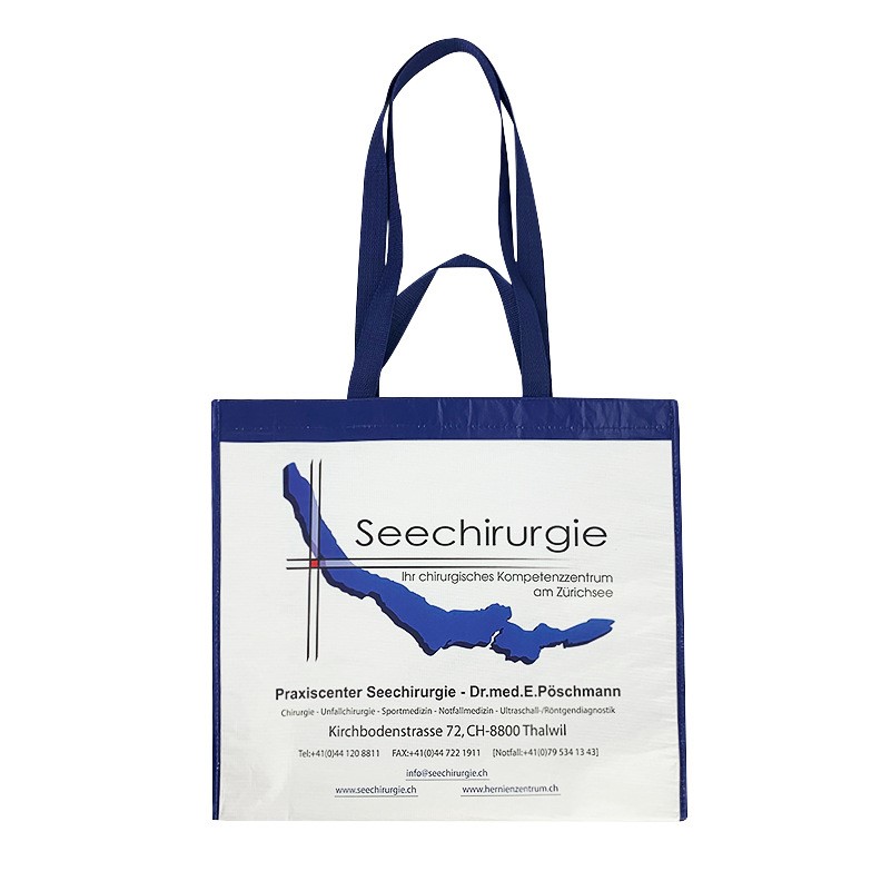 Laminated Non-Woven Fabric Tote Bag 15"*13"*5.9"