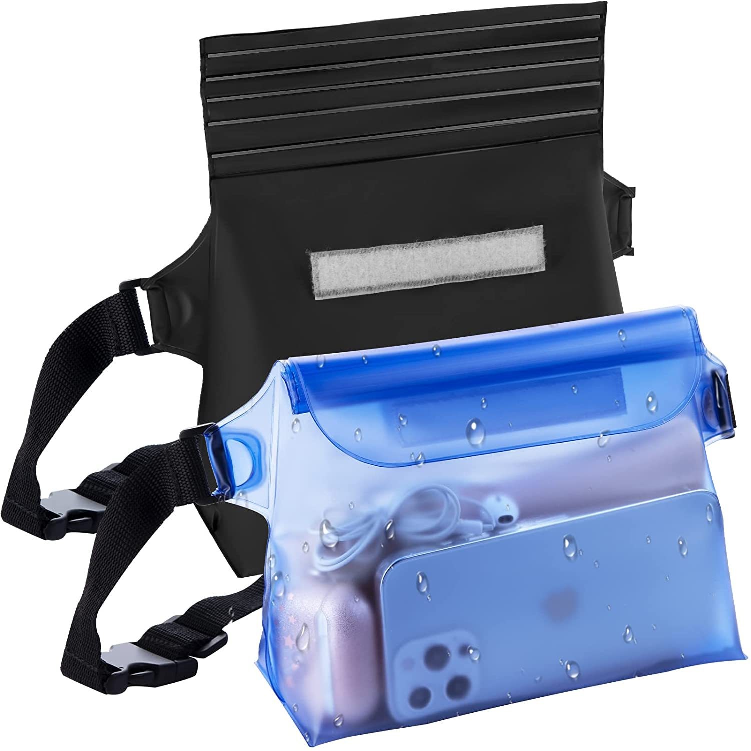 3D Waterproof Waist Bag – Large Capacity Waterproof Pouch for Swimming, Diving, Outdoor Splash-Proof